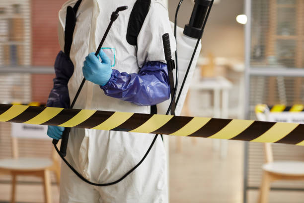 Professional Biohazard Cleanup technician working in Springfield, OH